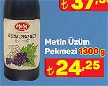 Metin Üzüm Pekmezi 1300 g image