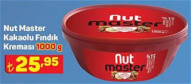 Nut Master Kakaolu Fındık Kreması 1000 g image