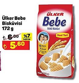 Ülker Bebe Bisküvisi 172 g image