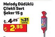 Melody Düdüklü Çilekli Sert Şeker 15 g image