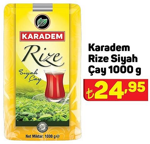 Karadem Rize Siyah Çay 1000 g image