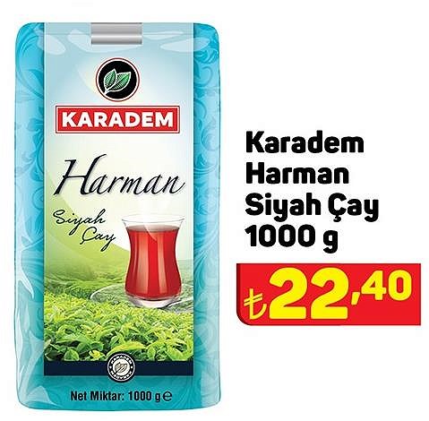 Karadem Harman Siyah Çay 1000 g image