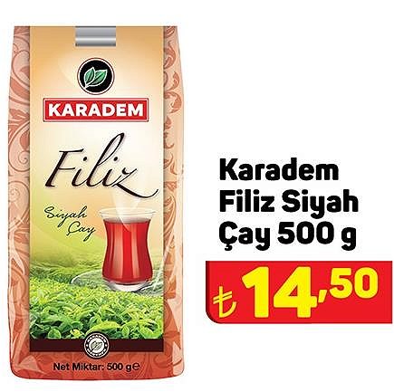 Karadem Filiz Siyah Çay 500 g image