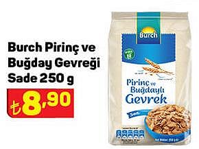 Burch Pirinç ve Buğday Gevreği Sade 250 g image