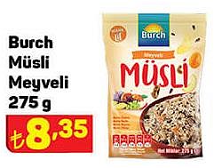 Burch Müsli Meyveli 275 g image