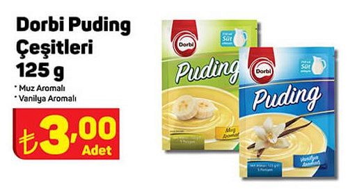 Dorbi Puding Çeşitleri 125 g image