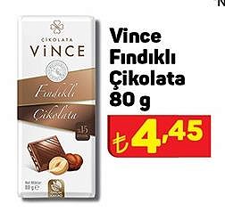 Vince Fındıklı Çikolata 80 g image