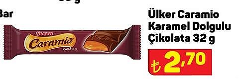 Ülker Caramio Karamel Dolgulu Çikolata 32 g image