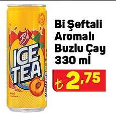 Bi Şeftali Aromalı Buzlu Çay 330 ml image