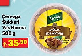 Çerezya Sukkari Yaş Hurma 500 g image