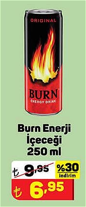 Burn Enerji İçeceği 250 ml image