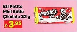 Eti Petito Mini Sütlü Çikolata 32 g image