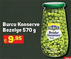 Burcu Konserve Bezelye 570 g image