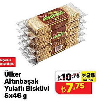 Ülker Altınbaşak Yulaflı Bisküvi 5x46 g image