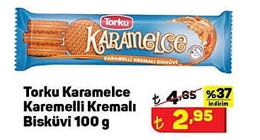 Torku Karamelce Karamelli Kremalı Bisküvi 100 g image