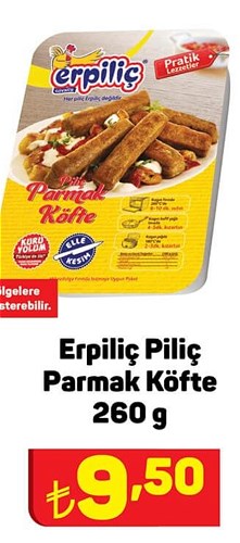 Erpiliç Piliç Parmak Köfte 260 g image