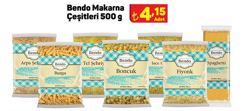 Bendo Makarna Çeşitleri 500 g image