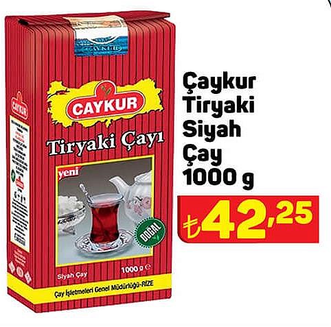 Çaykur Tiryaki Siyah Çay 1000 g image