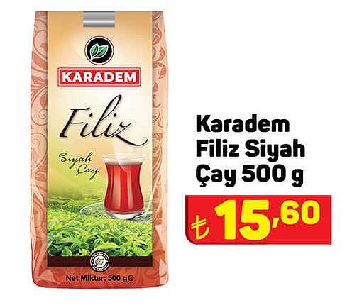 Karadem Filiz Siyah Çay 500 g image