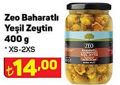 Zeo Baharatlı Yeşil Zeytin 400 g XS-2XS image