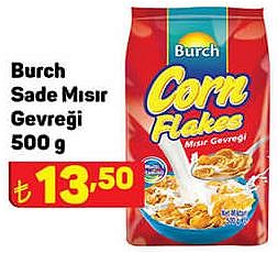 Burch Sade Mısır Gevreği 500 g image