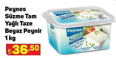 Peynes Süzme Tam Yağlı Taze Beyaz Peynir 1 kg  image