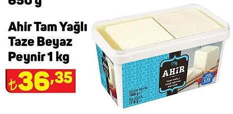 Ahir Tam Yağlı Taze Beyaz Peynir 1 kg image