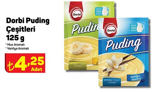 Dorbi Puding Çeşitleri 125 g image