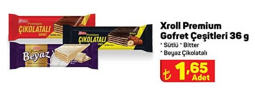 Xroll Premium Gofret Çeşitleri 36 g image