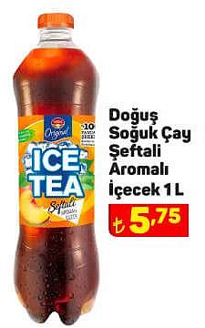 Doğuş Soğuk Çay Şeftali Aromalı İçecek 1 l image