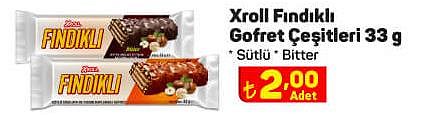 Xroll Fındıklı Gofret Çeşitleri 33 g image