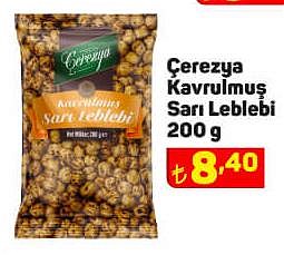 Çerezya Kavrulmuş Sarı Leblebi 200 g image