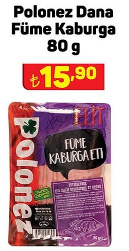 Polonez Dana Füme Kaburga 80 g image