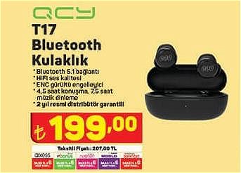 QCY T17 Bluetooth Kulaklık image