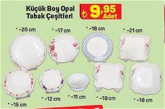 Küçük Boy Opal Tabak Çeşitleri image