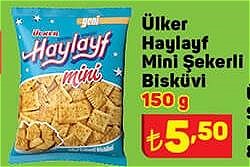 Ülker Haylayf Mini Şekerli Bisküvi 150 g image