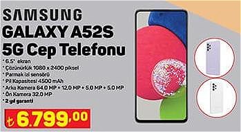 Samsung Galaxy A52S 5G Cep Telefonu image