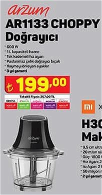 Arzum AR1133 Choppy Doğrayıcı 600 W image