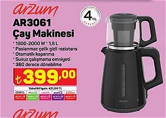 Arzum AR3061 Çay Makinesi image