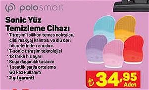 PoloSmart Sonic Yüz Temizleme Cihazı Titreşimli image