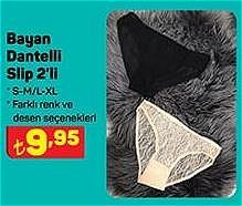 Bayan Dantelli Slip 2'li image