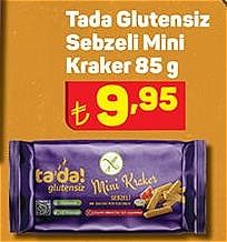 Tada Glutensiz Sebzeli Mini Kraker 85 g image