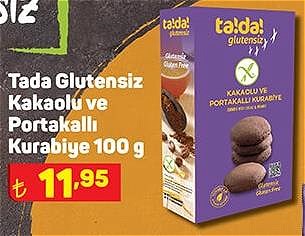 Tada Glutensiz Kakaolu ve Portakallı Kurabiye 100 g image