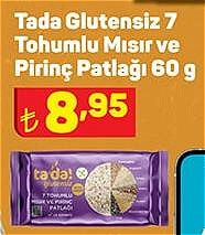 Tada Glutensiz 7 Tohumlu Mısır ve Pirinç Patlağı 60 g image