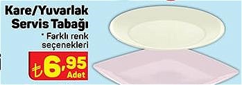 Hobby Life Kare/Yuvarlak Servis Tabağı image