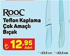 Rooc Teflon Kaplama Çok Amaçlı Bıçak 23.5/22.5 cm image