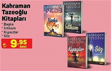 Kahraman Tazeoğlu Kitapları/Adet image