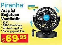 Piranha Araç İçi Soğutucu Vantilatör 12 V image