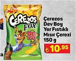 Çerezos Dev Boy Yer Fıstıklı Mısır Çerezi 150 g image