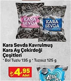 Kara Sevda Kavrulmuş Kara Ay Çekirdeği Çeşitleri  image